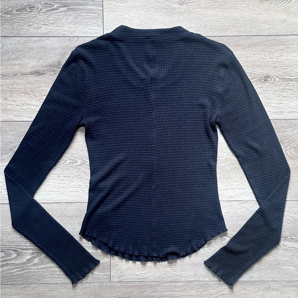 Intimately Free People One Of The Girls Long Sleeve Waffle Knit Thermal - Picture 14 of 15